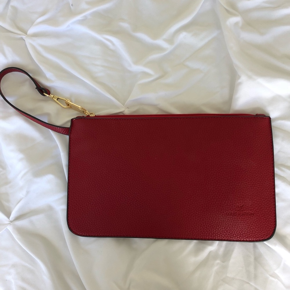 Louis Vuitton Red Wristlet